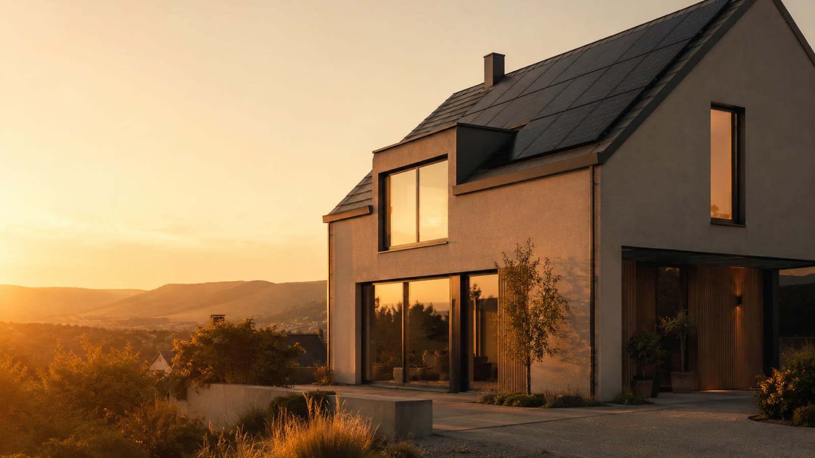 Mehrfamilienhaus mit Photovoltaikanlage — Mieterstrom vom eigenen Dach